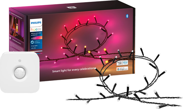 Philips Hue Festavia Guirlande Lumineuse - 20 Mètres + Détecteur de Mouvement Main Image