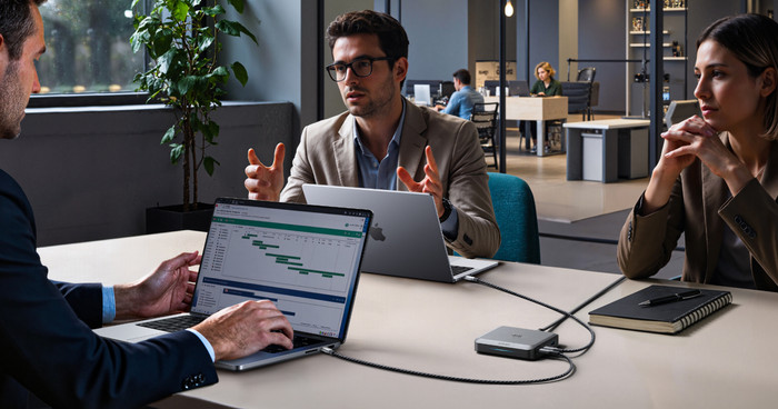 Anker Prime 4-in-1 Oplaadstation 150W product in gebruik