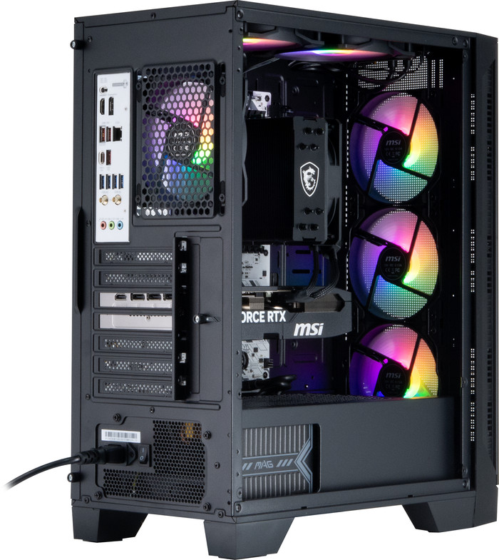 Cobalt x Powered by MSI - Tier 2 - RTX 5070 - Ryzen 7 9700X - 32 Go - 2 To SSD arrière