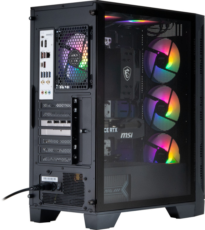 Cobalt x Powered by MSI - Tier 2 - RTX 5070 - Ryzen 7 9700X - 32 Go - 2 To SSD arrière