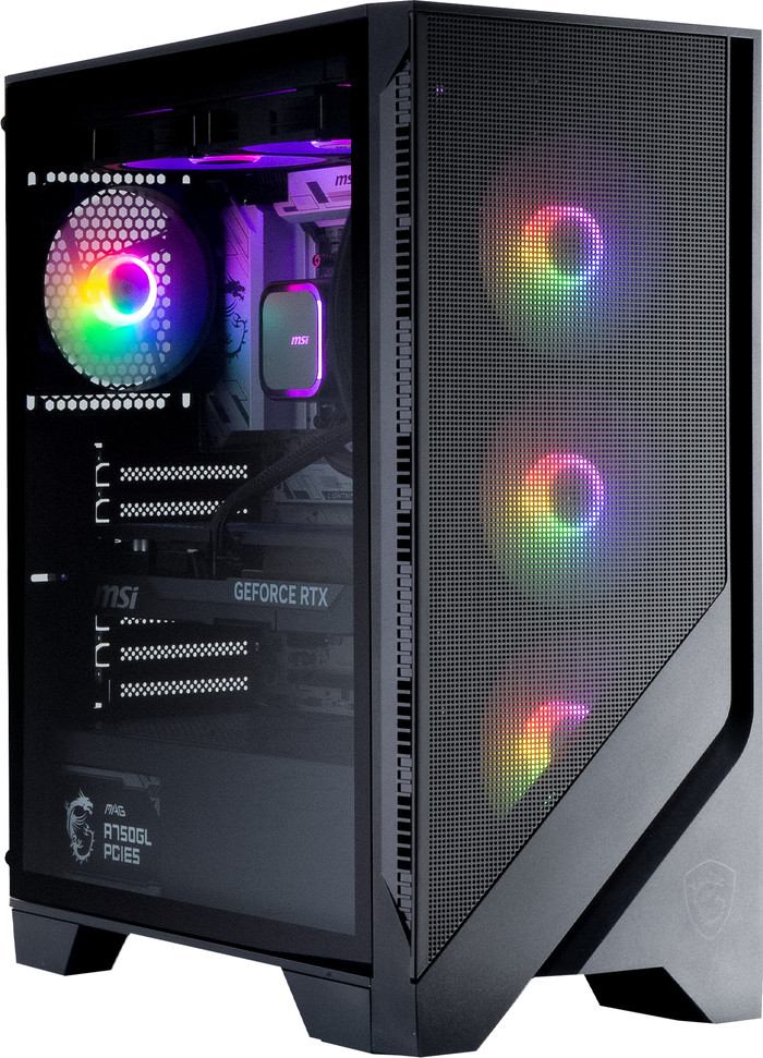 Cobalt x POWERED BY MSI - Tier 2 - RTX 5070 Ti - Ryzen 7 9800X3D - 32GB - 2TB SSD left side