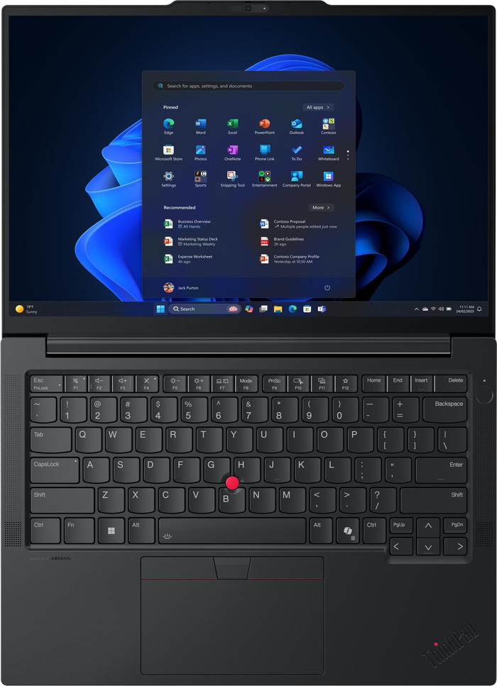 Lenovo ThinkPad E14 G7 - 21T00050MB Azerty bovenkant