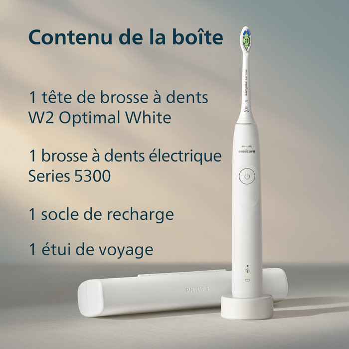 Philips Sonicare 5300 Series HX7108/02 Blanc visuel fournisseur