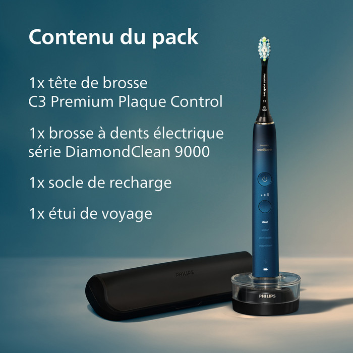 Philips Sonicare DiamondClean 9000 HX9911/88 Bleu Aquamarine visuel fournisseur