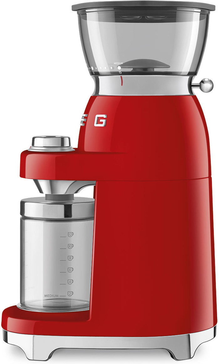 SMEG CGF03RDEU Rood rechterkant