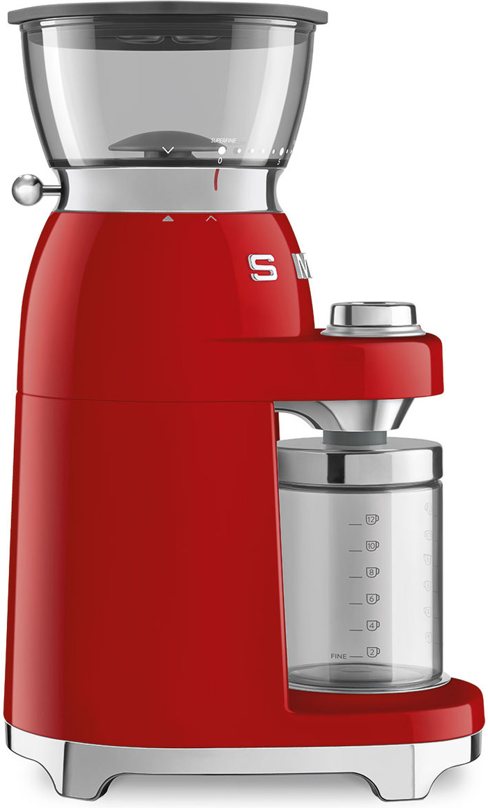 SMEG CGF03RDEU Rood linkerkant