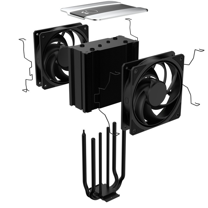 Cooler Master V4 Alpha 3DHP Noir visuel fournisseur