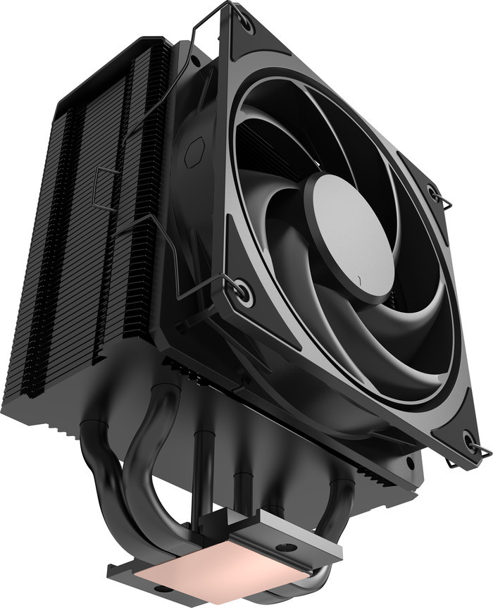 Cooler Master Hyper 212 3DHP Zwart onderkant
