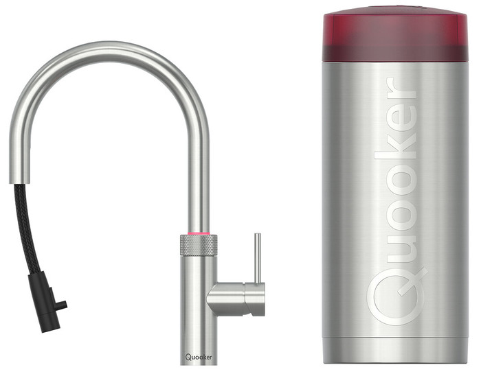 Quooker COMBI+ + Quooker Flex Round RVS Main Image