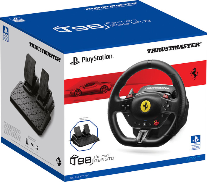 Thrustmaster T98-P Ferrari 296 GTB Volant de Course emballage