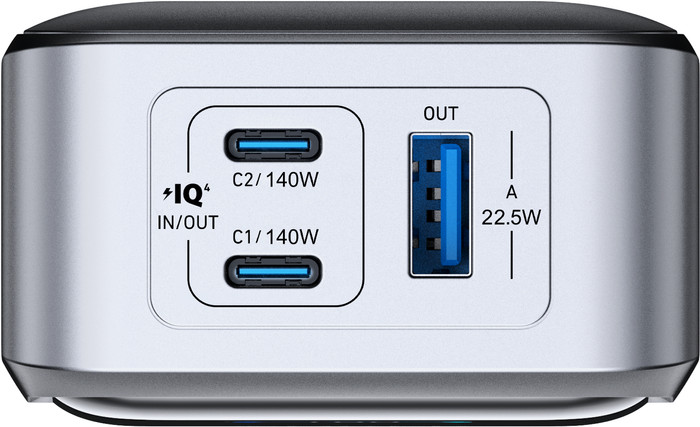 Anker Prime Powerbank 26.750 mAh met Snelladen Zwart voorkant