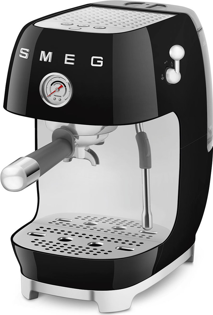 SMEG ECF03BLEU Zwart rechterkant