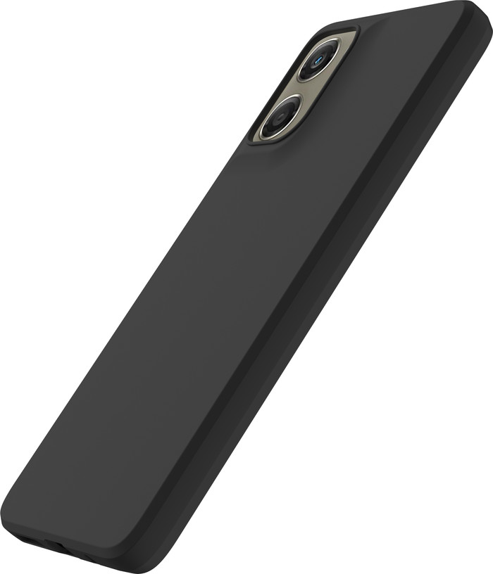 Just in Case Soft Design Motorola Moto G06 Back Cover Zwart voorkant