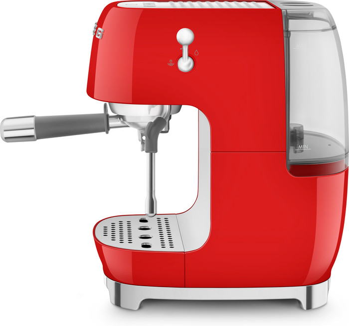 SMEG ECF03RDEU Rood rechterkant