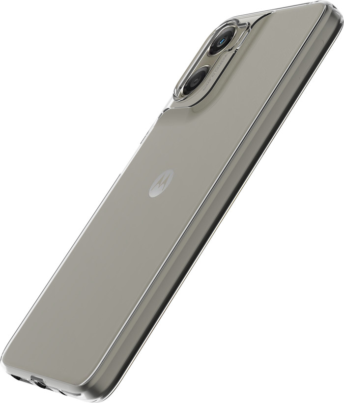 Just in Case Soft Design Motorola Moto G06 Back Cover Transparant voorkant