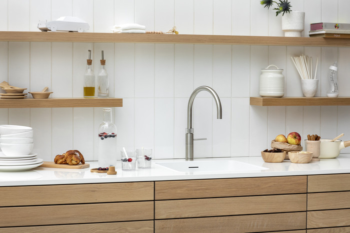 Quooker COMBI+ & Quooker Fusion Round Acier Inoxydable produit à l'usage