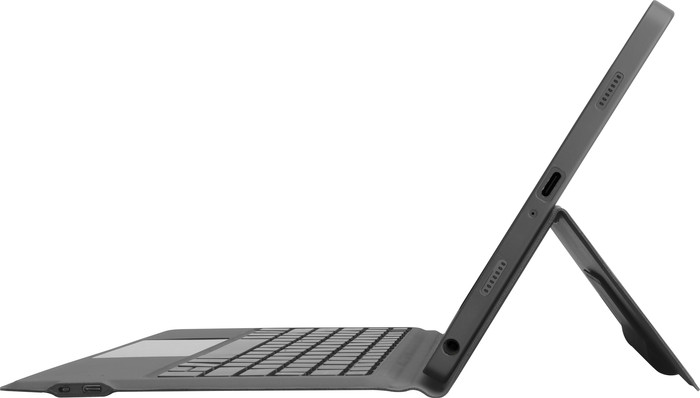 BlueBuilt Samsung Galaxy Tab A11 Plus Toetsenbord Hoes AZERTY Zwart linkerkant