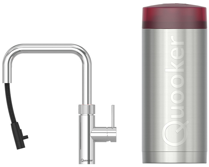 Quooker COMBI + Quooker Flex Square Chrome Main Image