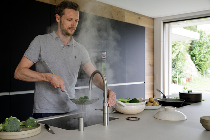 Quooker COMBI & Quooker Fusion Square Acier Inoxydable produit à l'usage