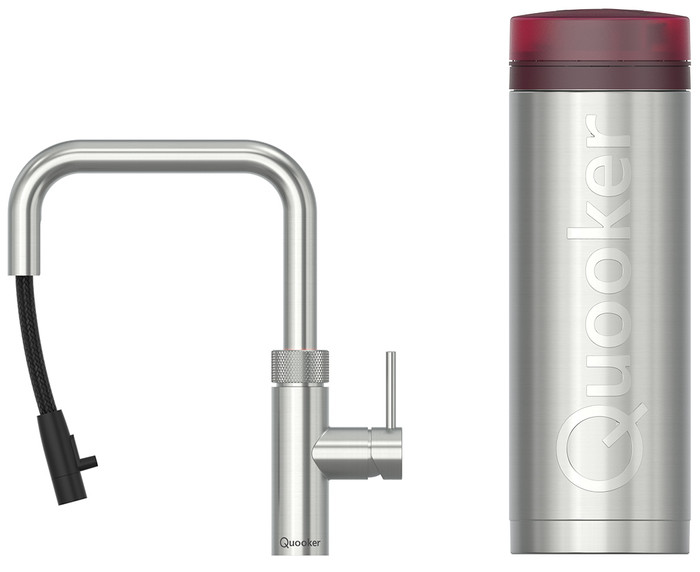 Quooker PRO3 & Quooker Flex Square Acier Inoxydable Main Image