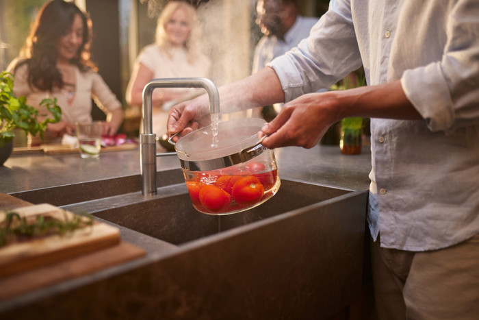 Quooker PRO3 & Quooker Fusion Square Acier Inoxydable produit à l'usage