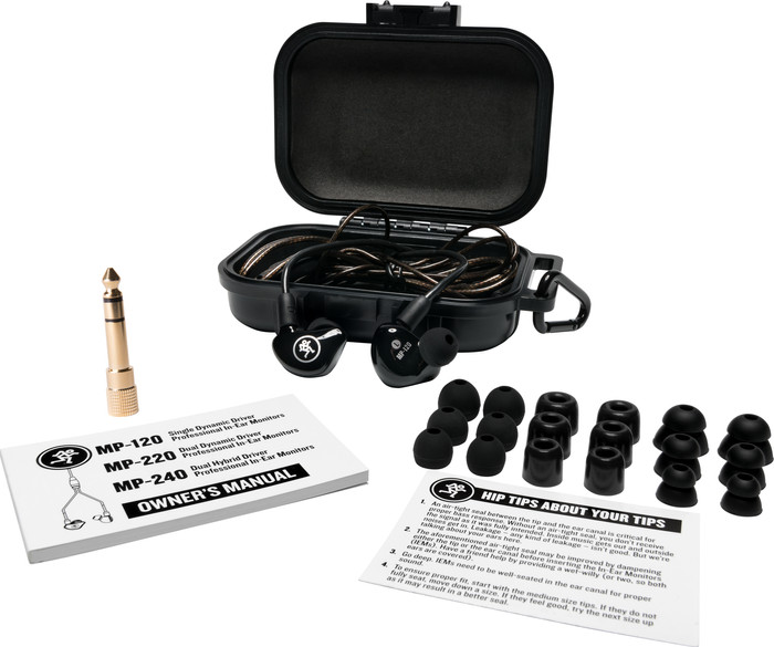 Mackie MP-240 detail