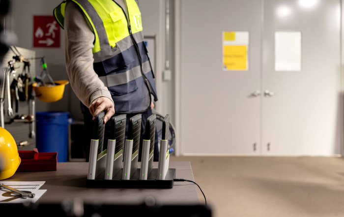 Samsung Galaxy Tab Active5 Pro 10,1 inch 256GB Wifi + 5G product in gebruik