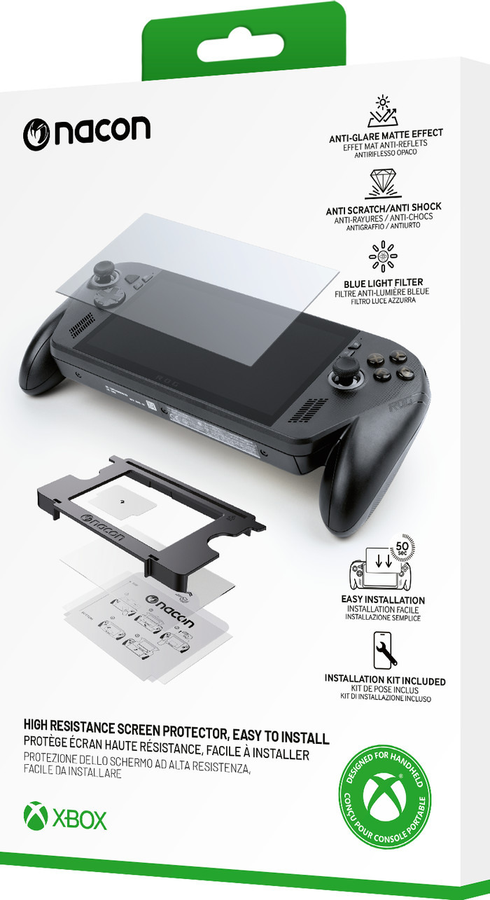 Nacon ASUS ROG Ally Xbox et X Protège-écran emballage