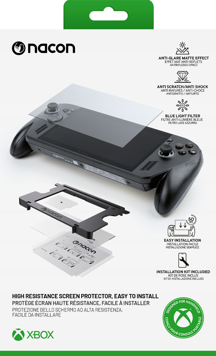 Nacon ASUS ROG Ally Xbox et X Protège-écran emballage
