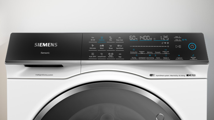 Siemens WN54C2A0EU - 10,5/6 kg detail