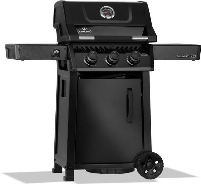 Napoleon Freestyle 365 Zwart linkerkant