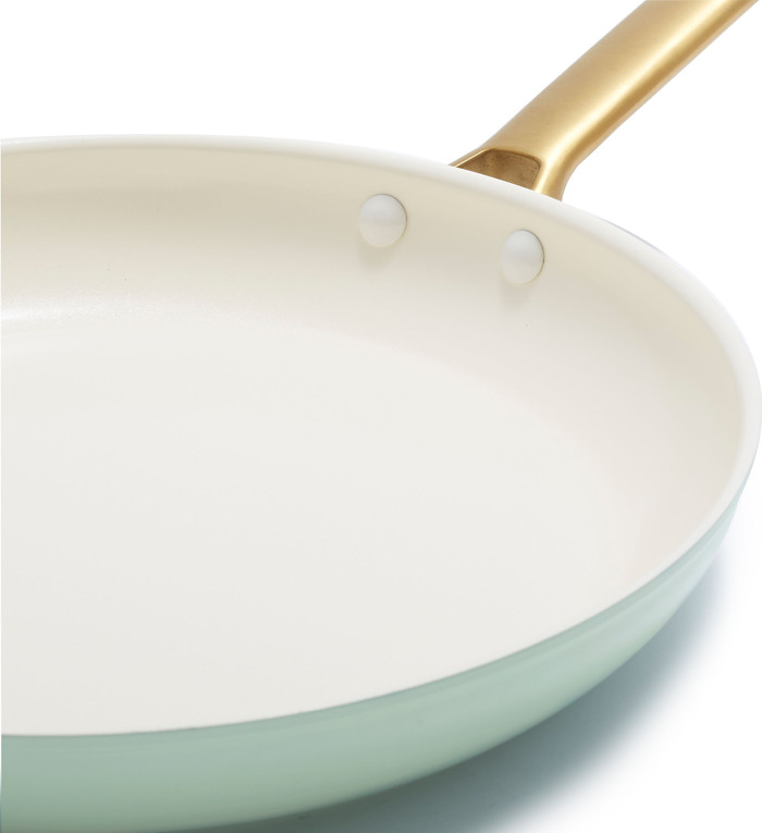 GreenPan Padova pannenset 10-delig Mint Green detail