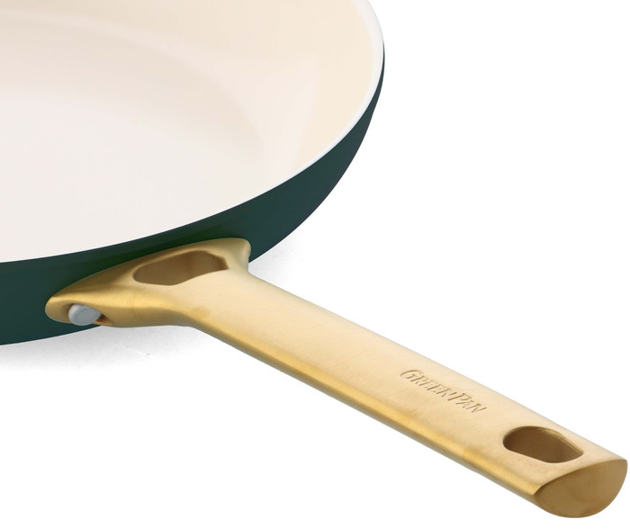 GreenPan Padova pannenset 10-delig Dennengroen detail