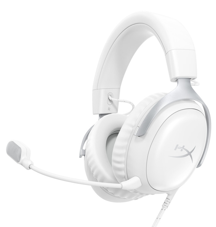 HyperX Cloud III Wired Gaming Headset - Wit (PC, PS5, Xbox Series X/S) Main Image