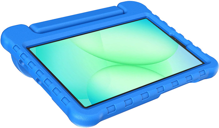 BlueBuilt Samsung Galaxy Tab A11 Kids Cover Blauw linkerkant