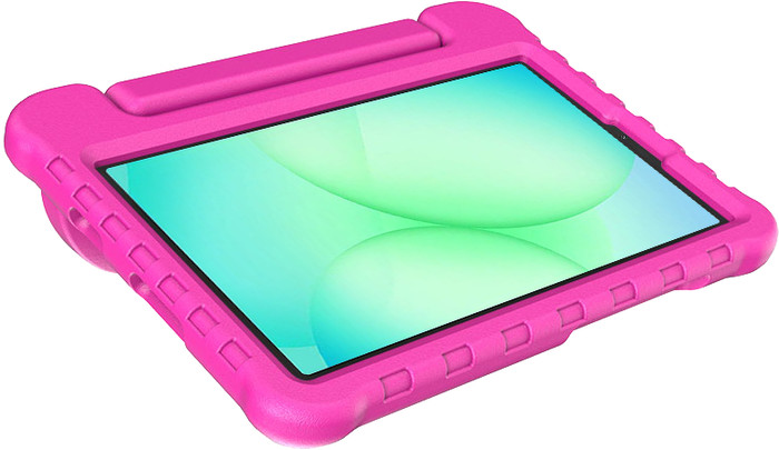 BlueBuilt Samsung Galaxy Tab A11 Kids Cover Roze linkerkant