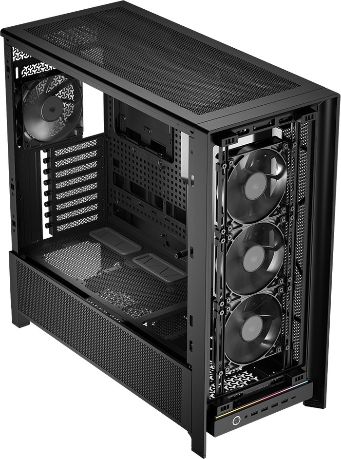 CORSAIR FRAME 5000D RS Zwart bovenkant