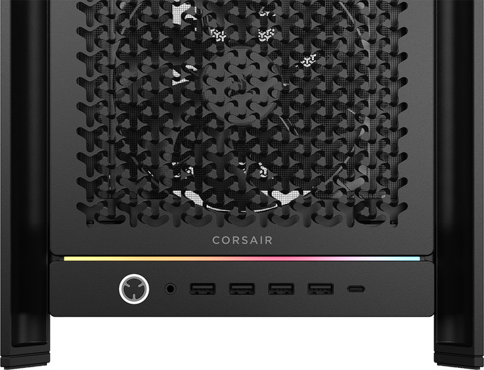 CORSAIR FRAME 5000D RS Zwart detail