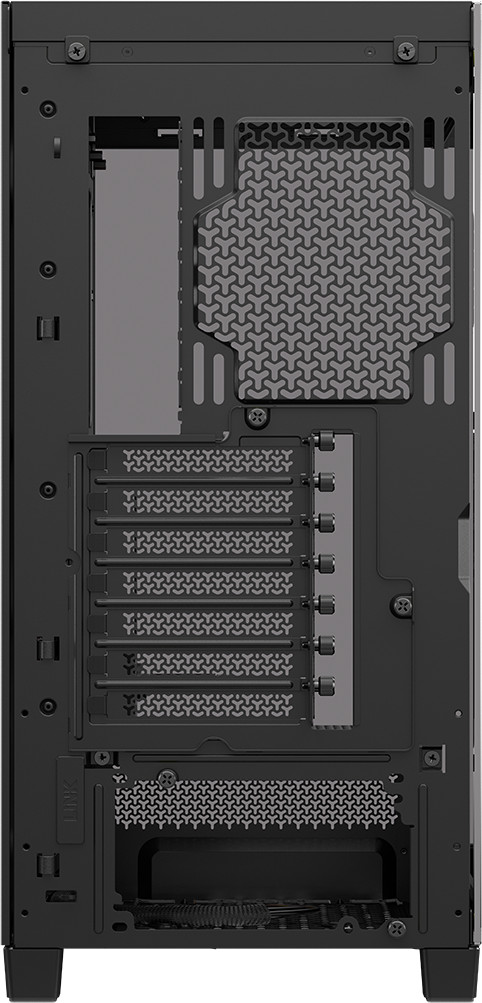 CORSAIR FRAME 4500X RS-R ARGB Zwart achterkant