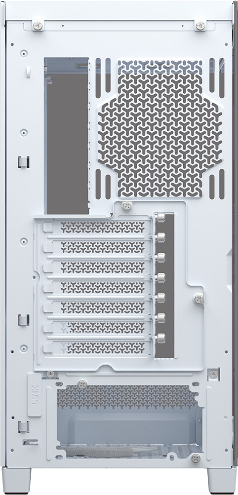 CORSAIR FRAME 4500X RS-R ARGB Wit achterkant