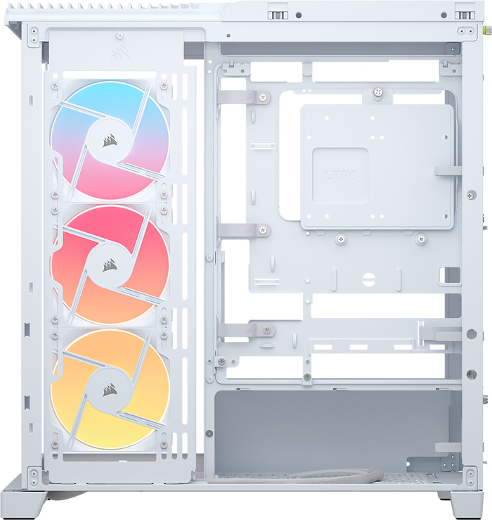 CORSAIR FRAME 4500X RS-R ARGB Wit rechterkant