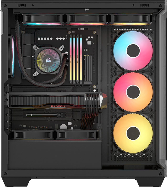 CORSAIR 3500X RS-R ARGB Zwart linkerkant