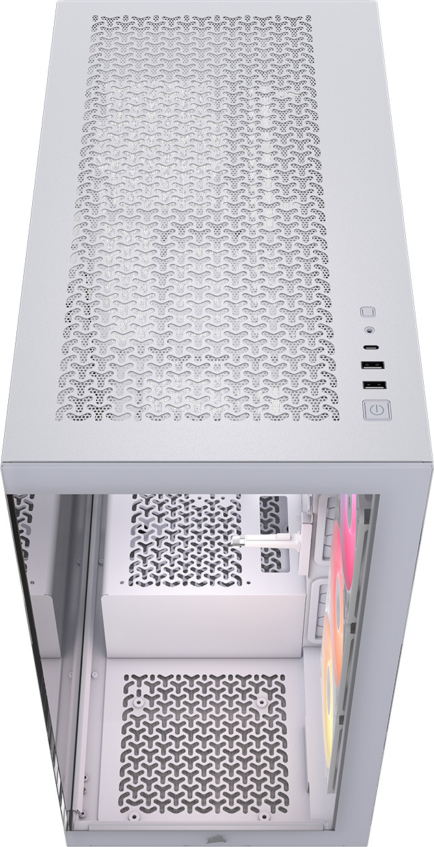 CORSAIR 3500X RS-R ARGB Wit bovenkant