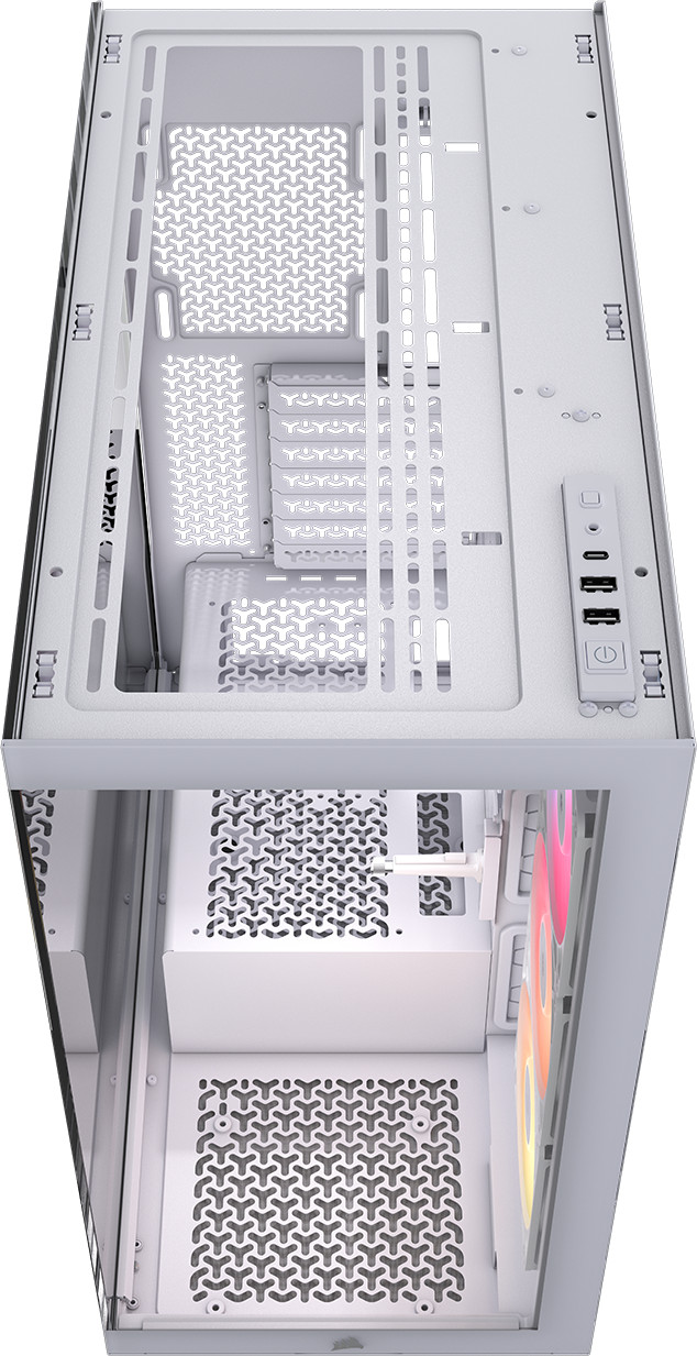 CORSAIR 3500X RS-R ARGB Wit bovenkant