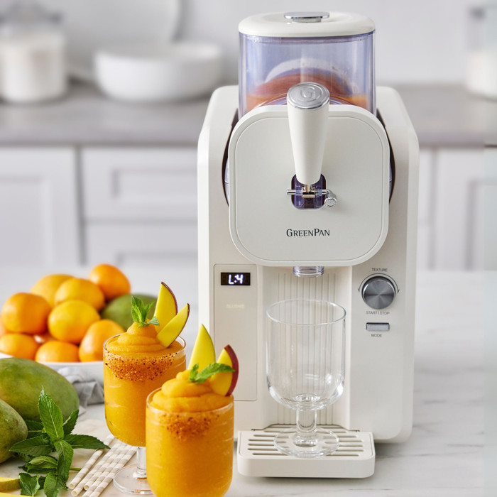 Greenpan FROST Cream product in gebruik