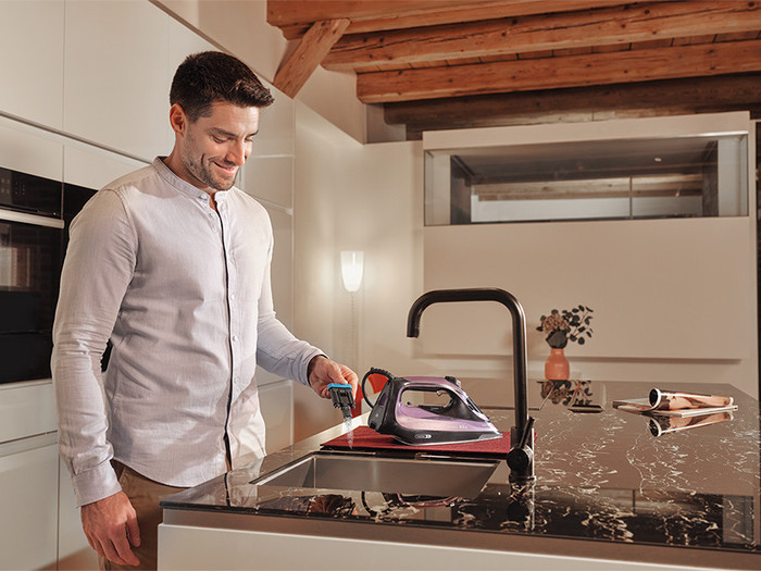 Braun TexStyle 9 SI9661VI product in gebruik