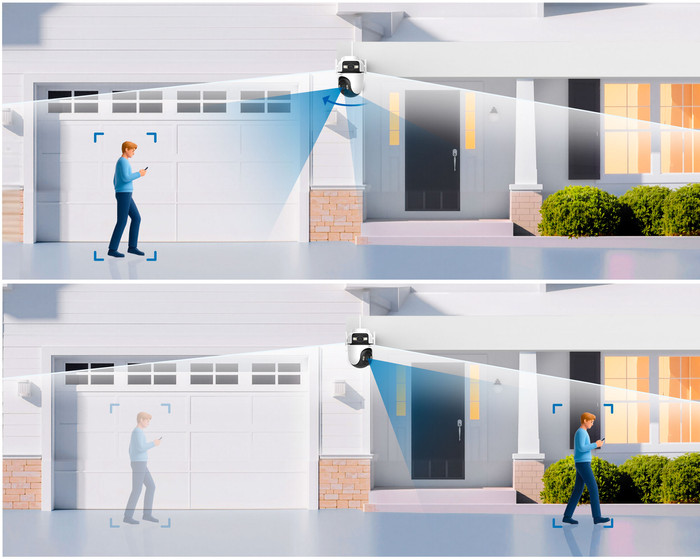 TP-Link Tapo C545D product in gebruik