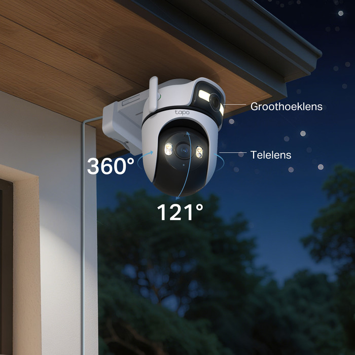 TP-Link Tapo C545D product in gebruik
