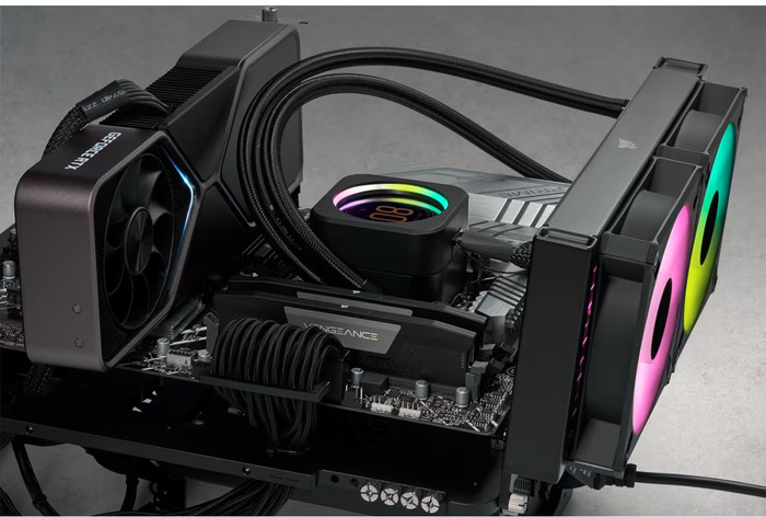 CORSAIR Vengeance 64GB (2x32GB) DDR5 DIMM 6000MT/s CL40 XMP product in gebruik