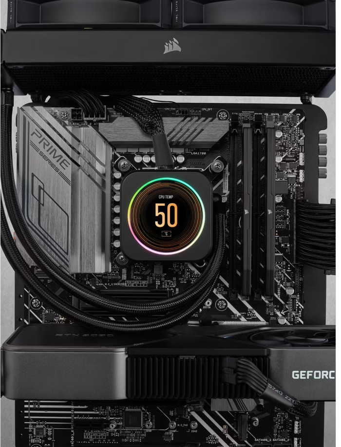 CORSAIR Vengeance 64GB (2x32GB) DDR5 DIMM 6000MT/s CL40 XMP product in gebruik